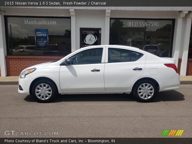 2015 Nissan Versa 1.6 S Sedan in Fresh Powder