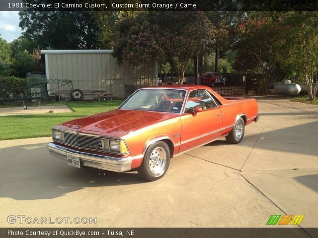 1981 Chevrolet El Camino Custom in Custom Burnt Orange