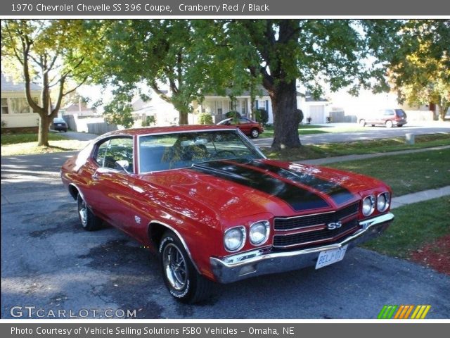 1970 Chevrolet Chevelle SS 396 Coupe in Cranberry Red