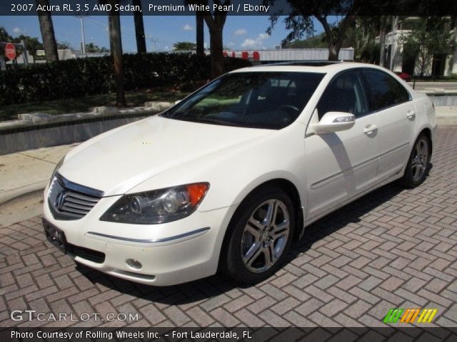 2007 Acura RL 3.5 AWD Sedan in Premium White Pearl
