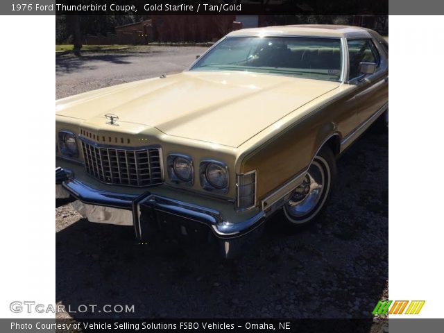 1976 Ford Thunderbird Coupe in Gold Starfire