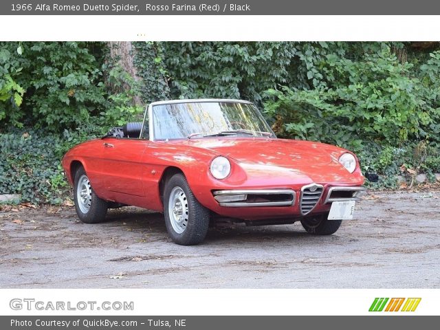 1966 Alfa Romeo Duetto Spider in Rosso Farina (Red)