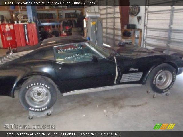 1971 Chevrolet Corvette Stingray Coupe in Black