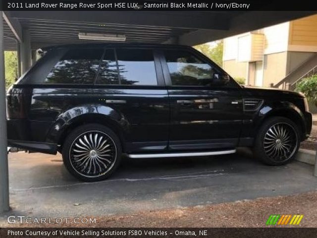 2011 Land Rover Range Rover Sport HSE LUX in Santorini Black Metallic