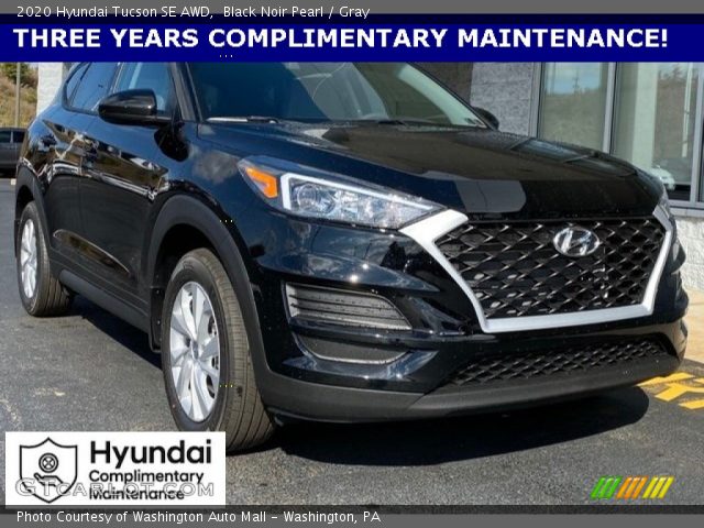2020 Hyundai Tucson SE AWD in Black Noir Pearl