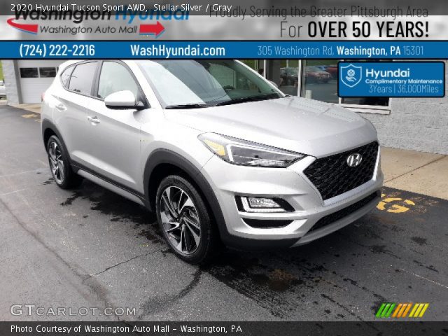 2020 Hyundai Tucson Sport AWD in Stellar Silver