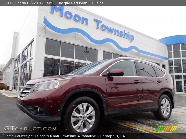 2012 Honda CR-V EX-L 4WD in Basque Red Pearl II