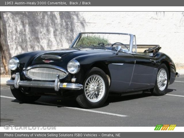 1963 Austin-Healy 3000 Convertible in Black