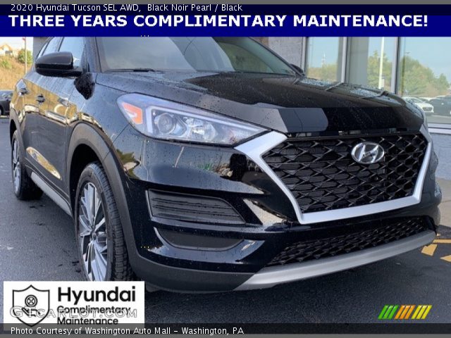 2020 Hyundai Tucson SEL AWD in Black Noir Pearl