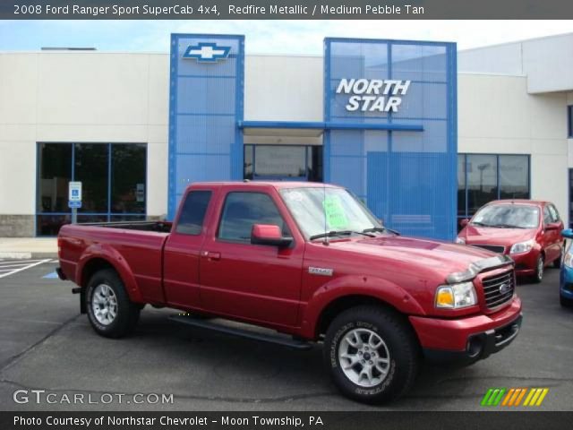 2008 Ford Ranger Sport SuperCab 4x4 in Redfire Metallic