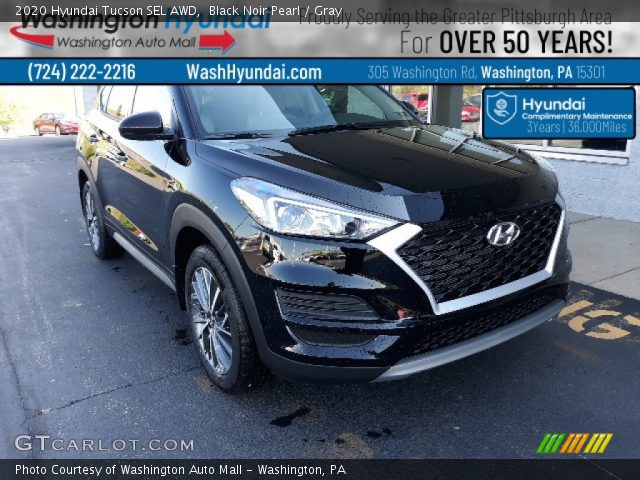 2020 Hyundai Tucson SEL AWD in Black Noir Pearl