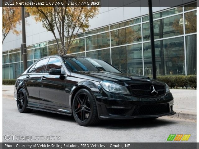 2012 Mercedes-Benz C 63 AMG in Black
