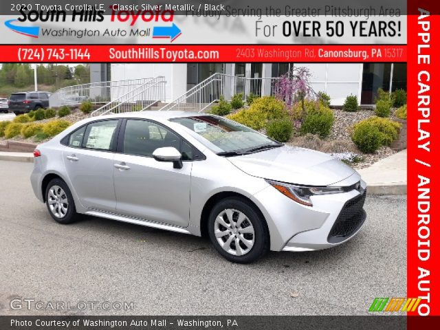 2020 Toyota Corolla LE in Classic Silver Metallic