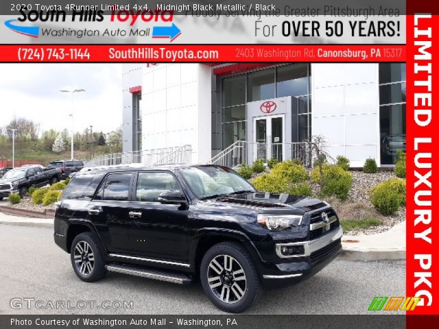 2020 Toyota 4Runner Limited 4x4 in Midnight Black Metallic