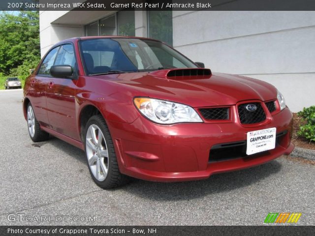 2007 Subaru Impreza WRX Sedan in Garnet Red Pearl