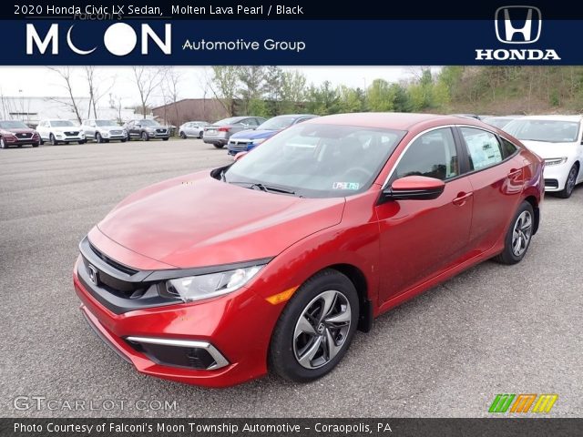 2020 Honda Civic LX Sedan in Molten Lava Pearl