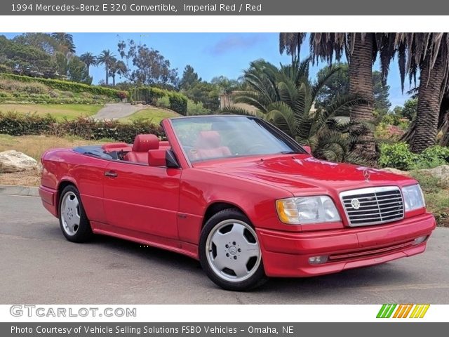 1994 Mercedes-Benz E 320 Convertible in Imperial Red