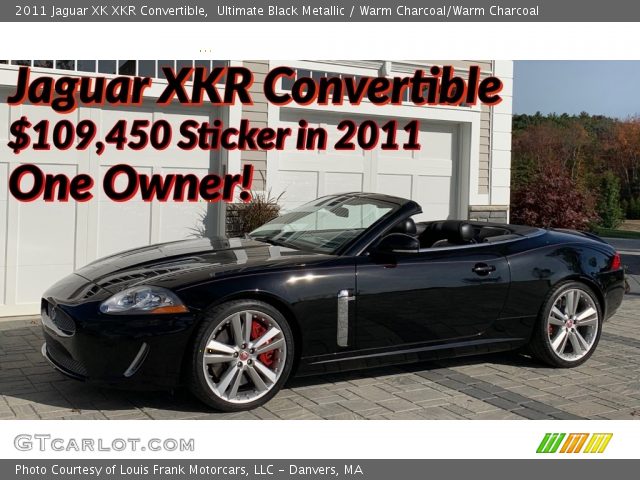 2011 Jaguar XK XKR Convertible in Ultimate Black Metallic
