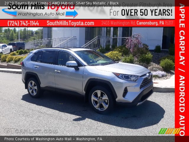 2020 Toyota RAV4 Limited AWD Hybrid in Silver Sky Metallic