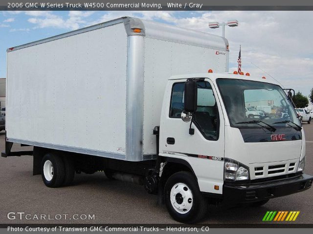 2006 GMC W Series Truck W4500 Commercial Moving in White