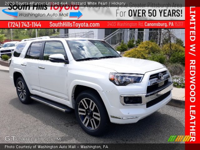 2020 Toyota 4Runner Limited 4x4 in Blizzard White Pearl