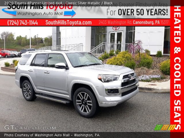 2020 Toyota 4Runner Limited 4x4 in Classic Silver Metallic