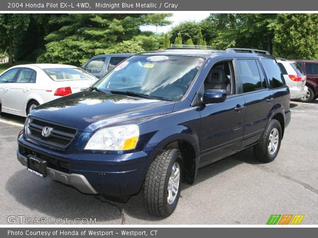 2004 Honda Pilot EX-L 4WD in Midnight Blue Metallic