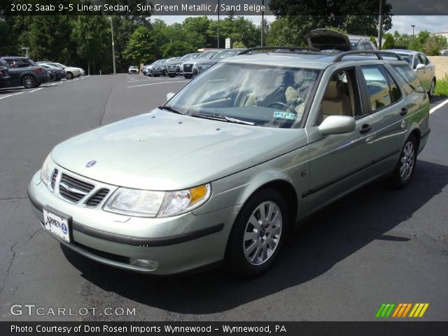 2002 Saab 9-5 Linear Sedan in Sun Green Metallic