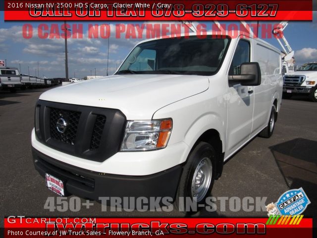 2016 Nissan NV 2500 HD S Cargo in Glacier White