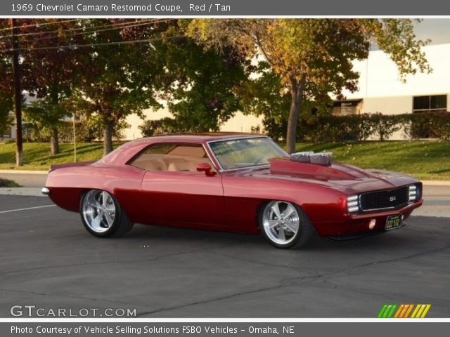 1969 Chevrolet Camaro Restomod Coupe in Red