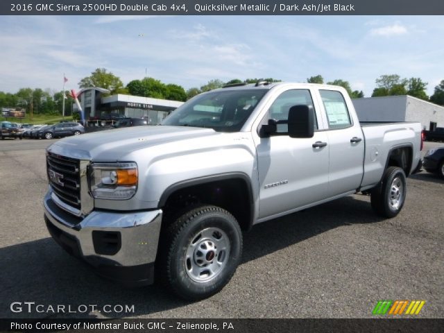 2016 GMC Sierra 2500HD Double Cab 4x4 in Quicksilver Metallic
