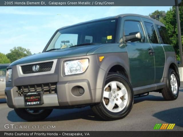2005 Honda Element EX in Galapagos Green Metallic