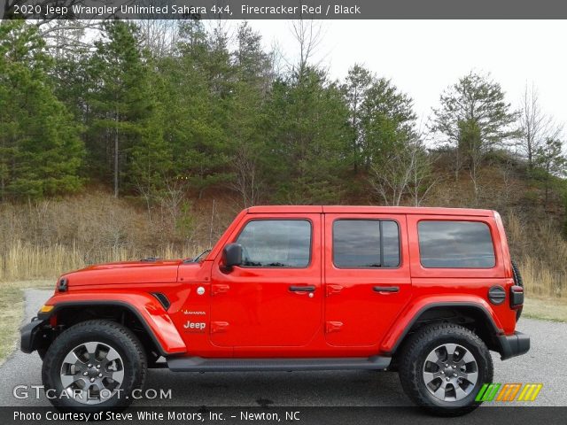 2020 Jeep Wrangler Unlimited Sahara 4x4 in Firecracker Red