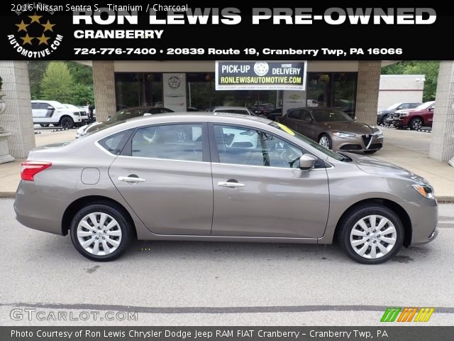 2016 Nissan Sentra S in Titanium