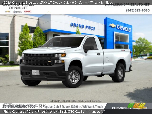 2019 Chevrolet Silverado 1500 WT Double Cab 4WD in Summit White