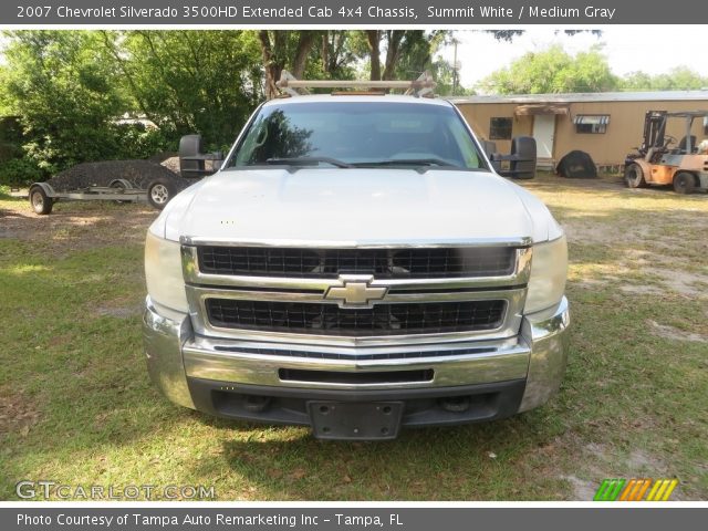 2007 Chevrolet Silverado 3500HD Extended Cab 4x4 Chassis in Summit White