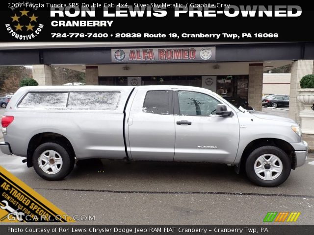 2007 Toyota Tundra SR5 Double Cab 4x4 in Silver Sky Metallic