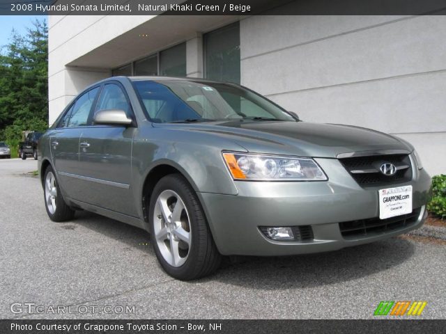 2008 Hyundai Sonata Limited in Natural Khaki Green