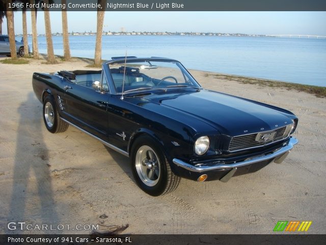 1966 Ford Mustang Convertible in Nightmist Blue