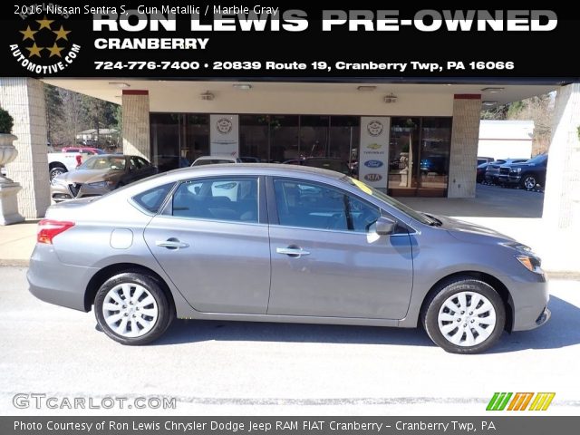 2016 Nissan Sentra S in Gun Metallic