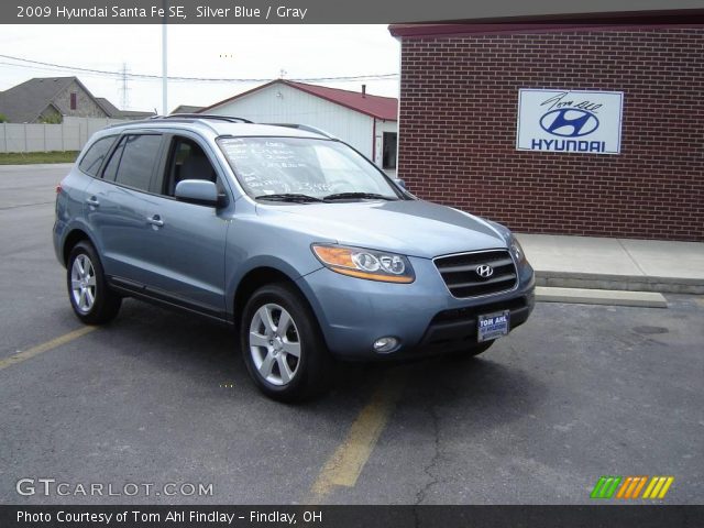 2009 Hyundai Santa Fe SE in Silver Blue