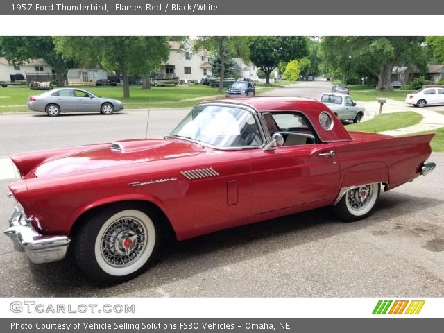 1957 Ford Thunderbird  in Flames Red