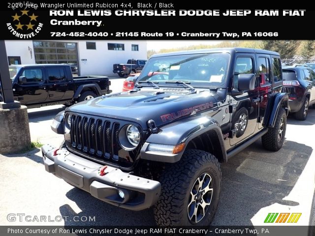 2020 Jeep Wrangler Unlimited Rubicon 4x4 in Black