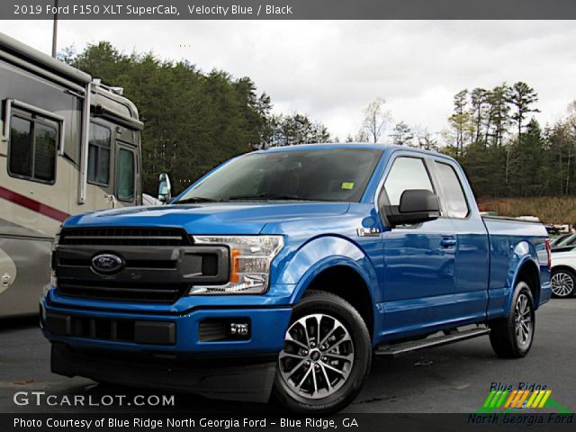 2019 Ford F150 XLT SuperCab in Velocity Blue