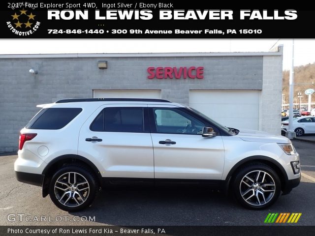 2017 Ford Explorer Sport 4WD in Ingot Silver