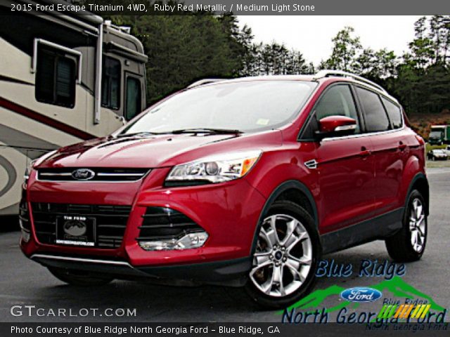 2015 Ford Escape Titanium 4WD in Ruby Red Metallic