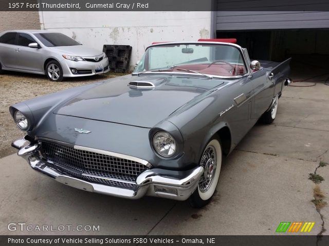 1957 Ford Thunderbird  in Gunmetal Gray