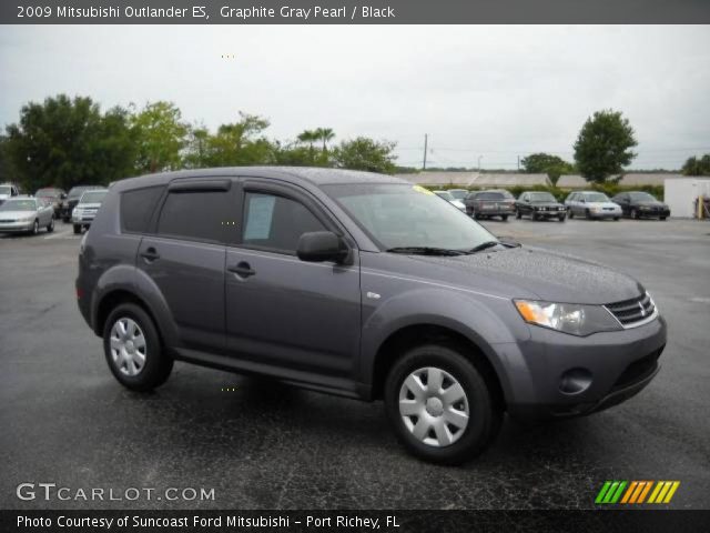 2009 Mitsubishi Outlander ES in Graphite Gray Pearl