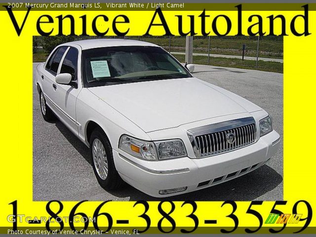 2007 Mercury Grand Marquis LS in Vibrant White