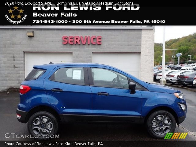 2020 Ford EcoSport S 4WD in Lightning Blue Metallic
